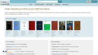 gutenberg.org screenshot