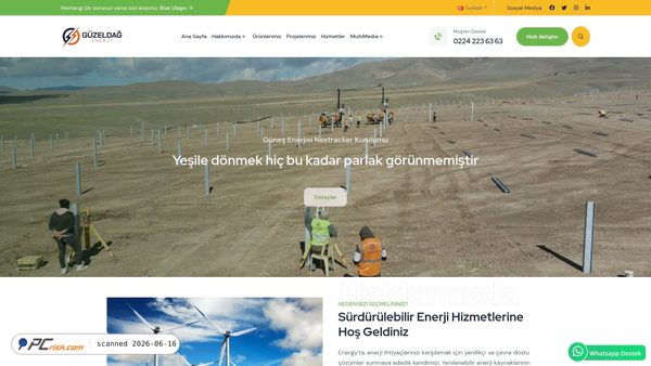 guzeldagenerji.com.tr screenshot