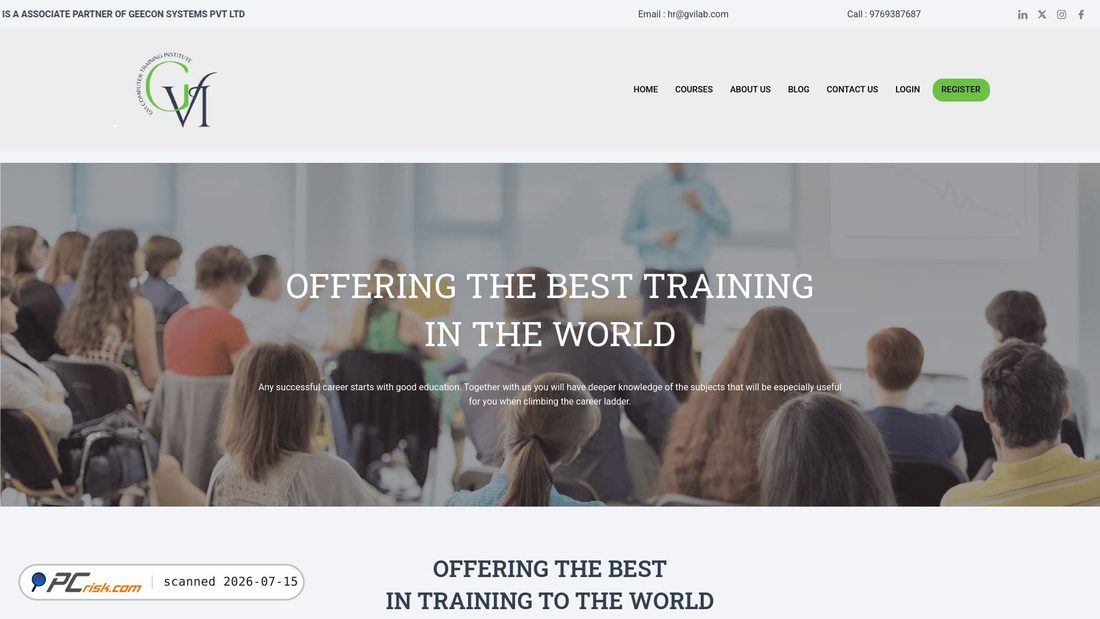 Screenshot of gvitraining.webdevelopment-server.com