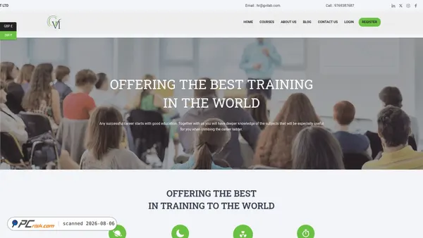 gvitraininginstitute.com screenshot