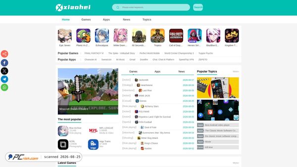 Screenshot di h5.xiaohei.com