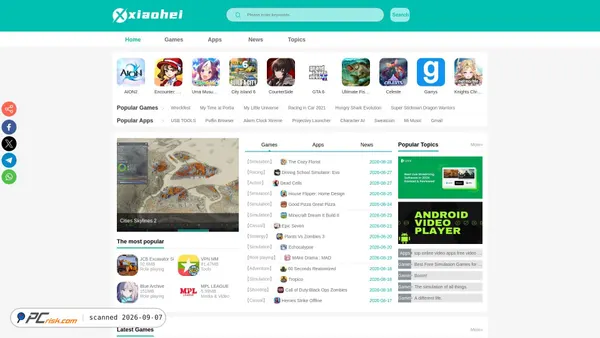 Screenshot van h5.xiaohei.com