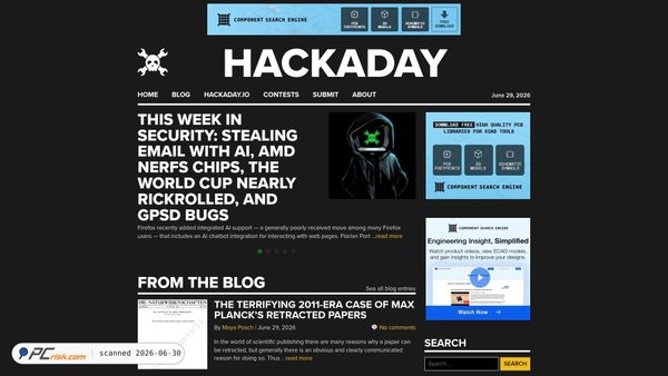 hackaday.com screenshot