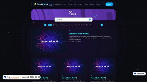 hackerblog.co.in screenshot