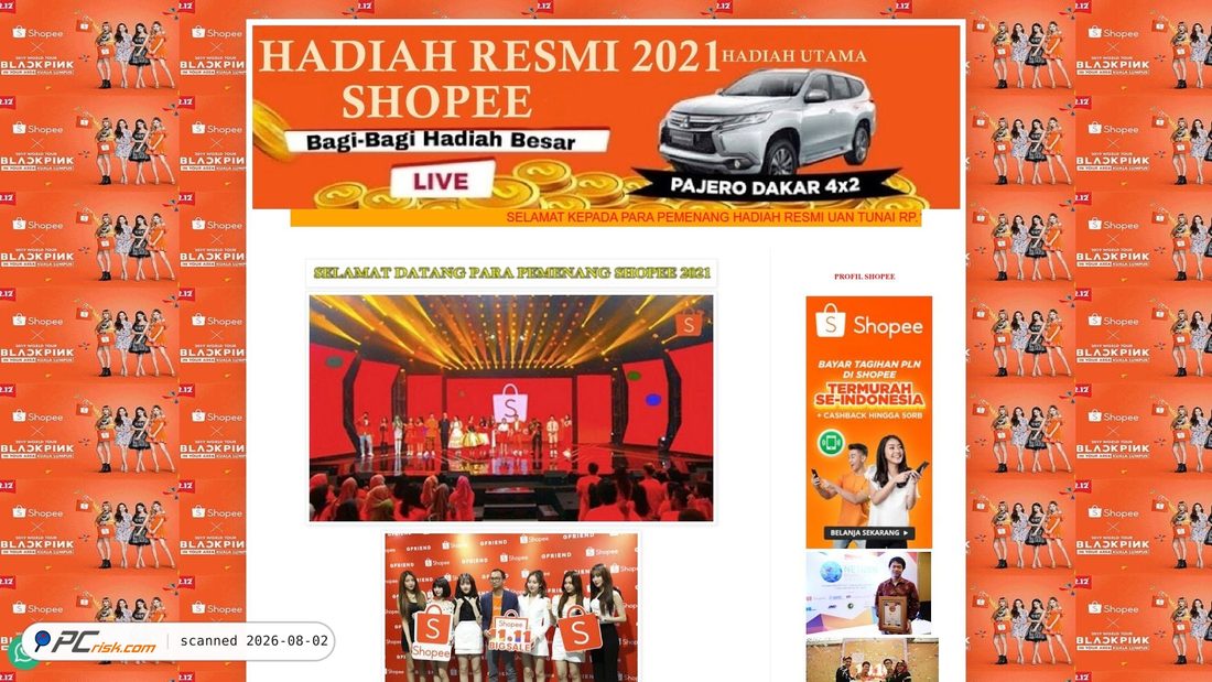 Screenshot of hadiah-resmi1577.blogspot.com