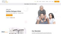 halifaxrefugeeclinic.org screenshot