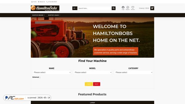 hamiltonbobs.com screenshot