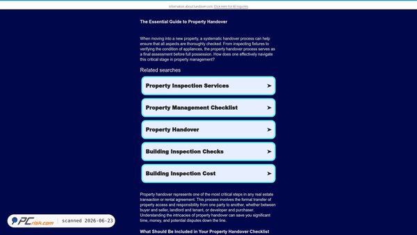handover.com screenshot