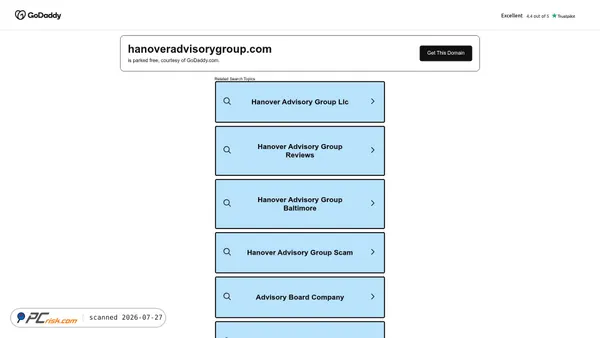 hanoveradvisorygroup.com screenshot