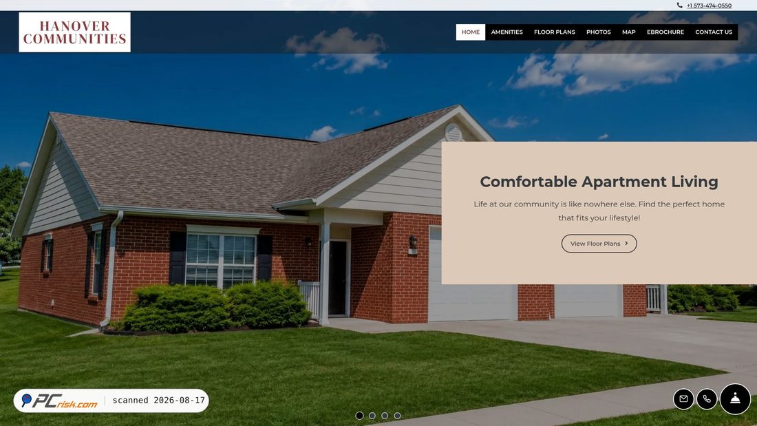 Screenshot of hanovercommunities.com