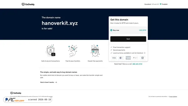 hanoverkit.xyz screenshot