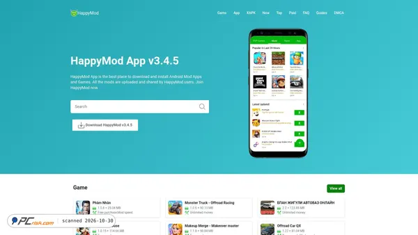 Screenshot di happymod.cloud