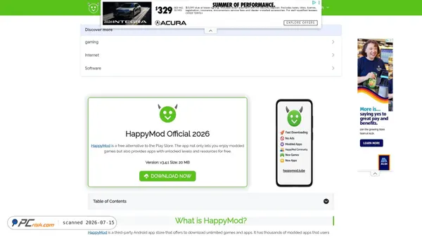 happymod.tube screenshot