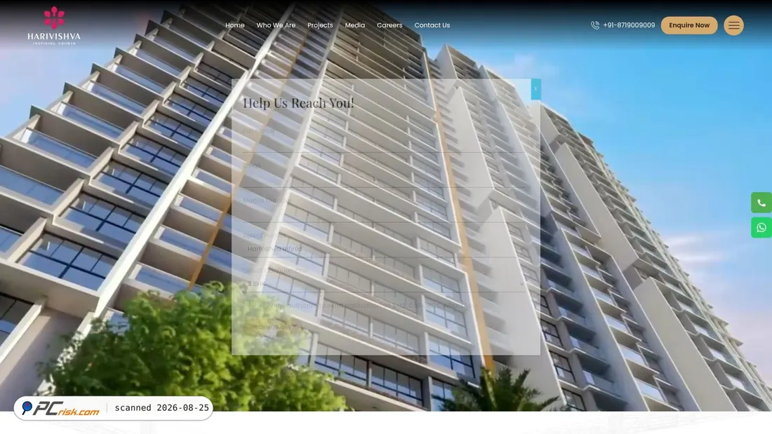 Screenshot of harivishva.com