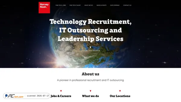harveynash.com screenshot
