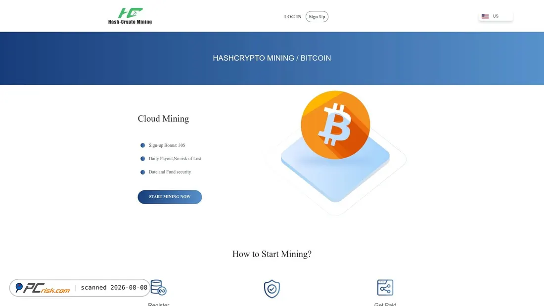 Screenshot of hash-crypto.biz