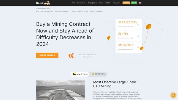 hashing24.com screenshot