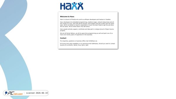 haxx.se screenshot