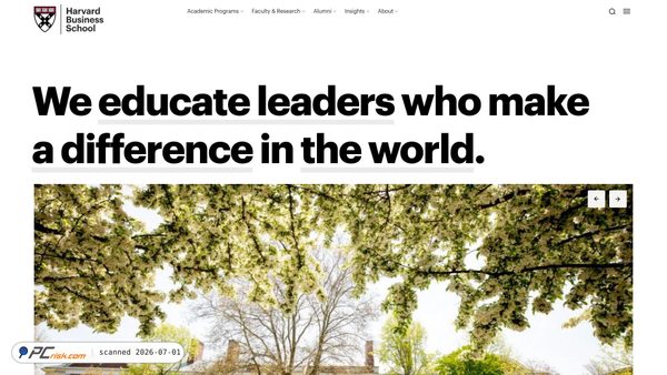 hbs.edu screenshot