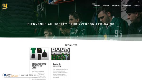 hcyverdon.ch Screenshot