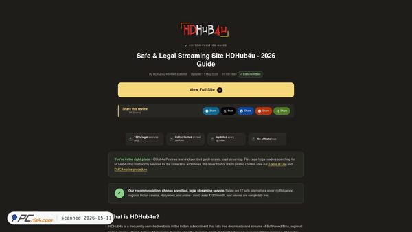 hdhub4u.reviews screenshot