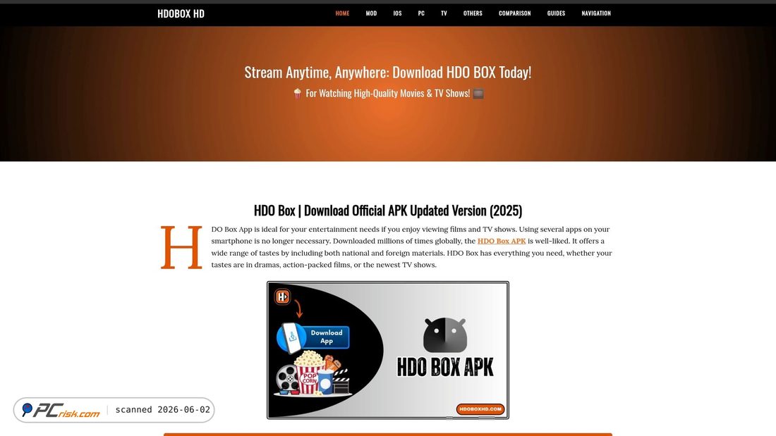 Screenshot of hdoboxhd.com