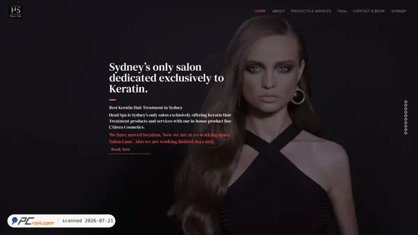 headspa.com.au screenshot
