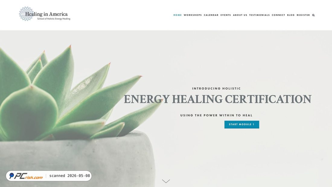 Screenshot von healinginamerica.com