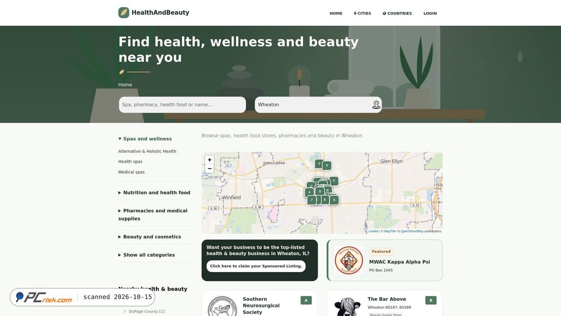 Captura de ecrã de healthandbeauty1.com