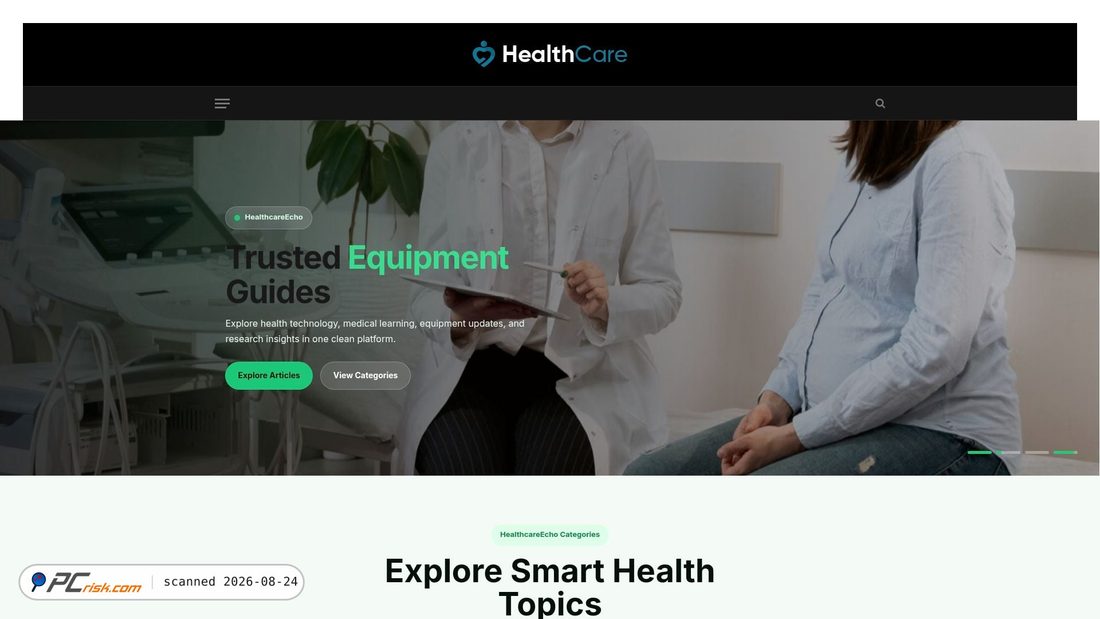 Screenshot of healthcareecho.com