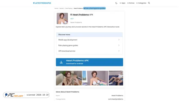 Screenshot di heart-problems.latestmodapks.com