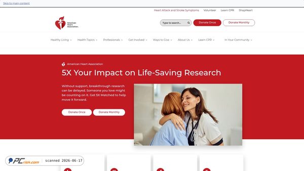 heart.org screenshot