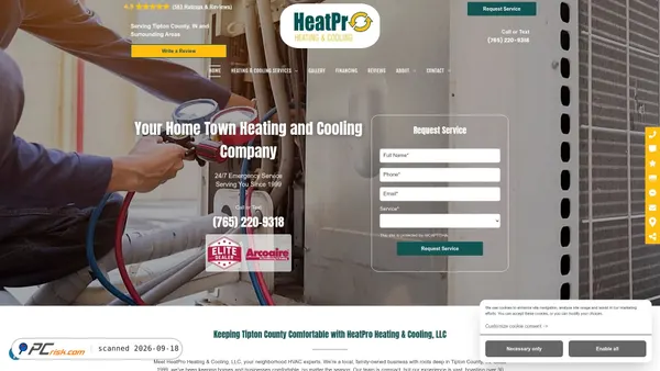heatpro.net Screenshot