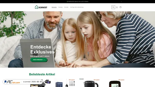 heim-wert.com screenshot