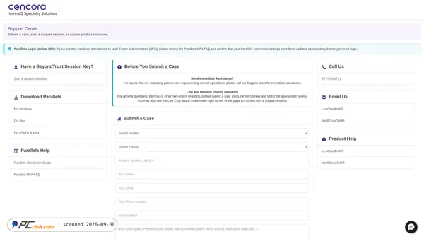 help.urochartehr.com screenshot