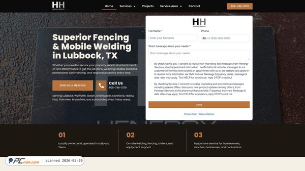 henergyservices.site screenshot