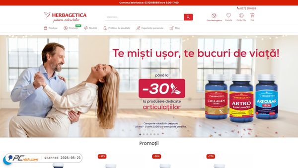 herbagetica.ro screenshot