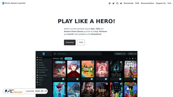 heroicgameslauncher.com screenshot