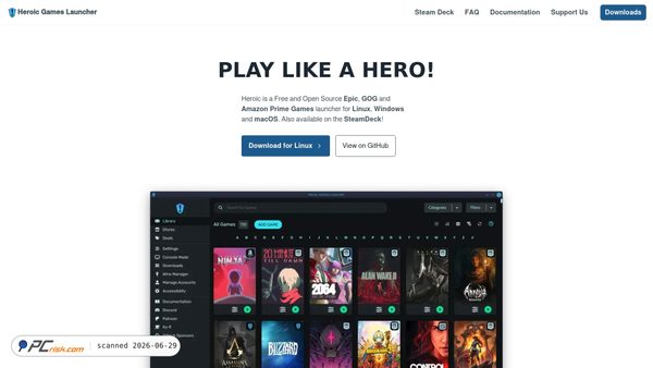 heroicgameslauncher.com screenshot