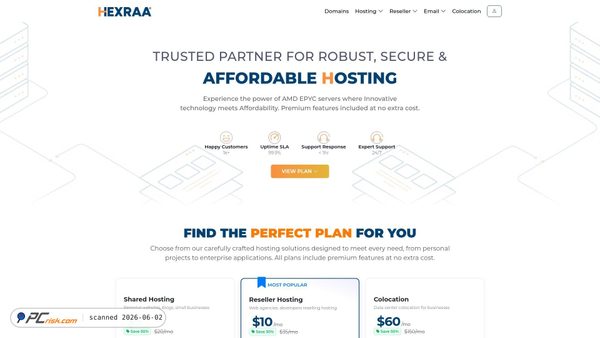hexraa.com screenshot