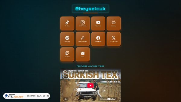Zrzut ekranu heyselcuk.com
