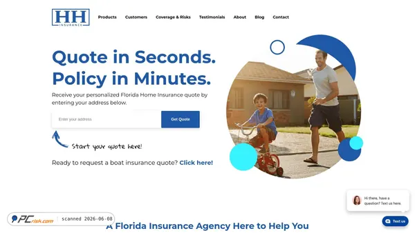 hhinsgroup.com screenshot