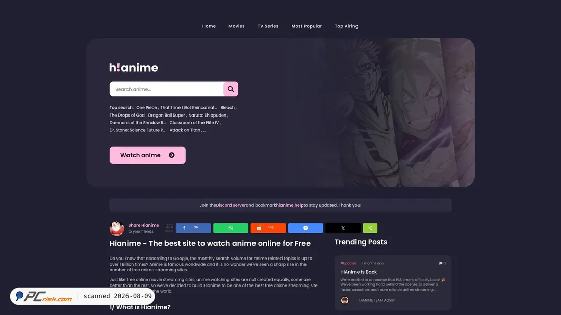 Screenshot of hianime.by