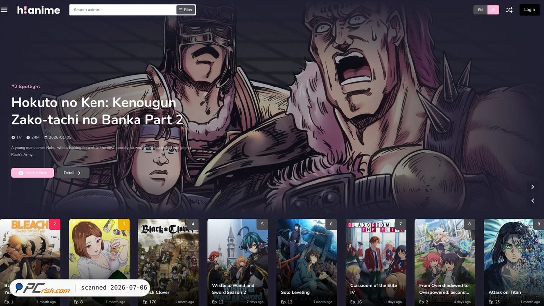 Screenshot of hianime.com.pk