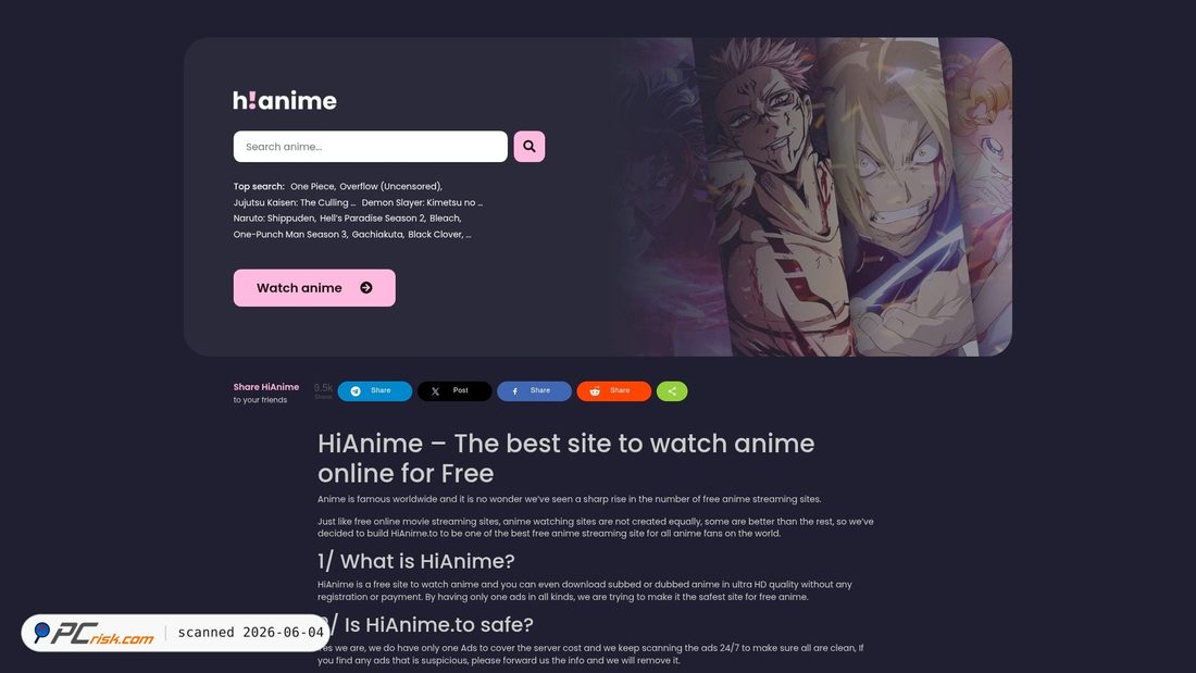 Screenshot of hianime.cv