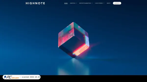 Captura de ecrã de high-note.com.au