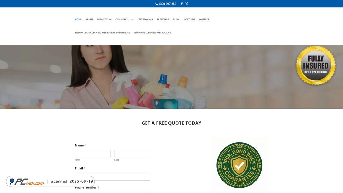 Screenshot von highpowercleaning.com.au