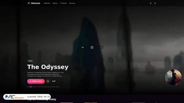 Screenshot di hiimovie.com