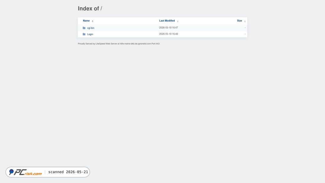 Screenshot di hilfe-meine-dkb.de.ignorelist.com