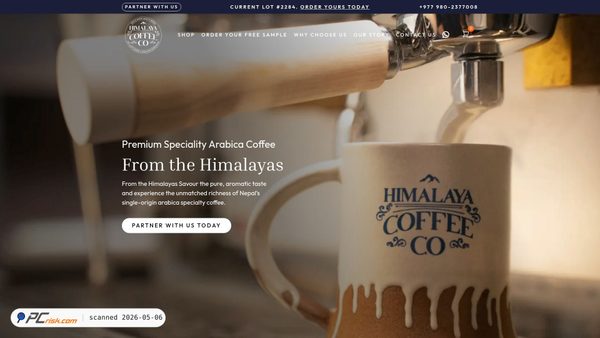 Capture d’écran de himalayacoffeecompany.com